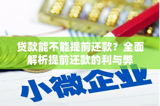 大邑贷款能不能提前还款？全面解析提前还款的利与弊