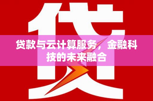 大邑贷款与云计算服务，金融科技的未来融合