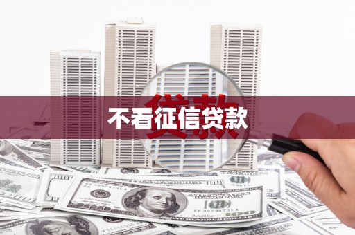大邑不看征信贷款