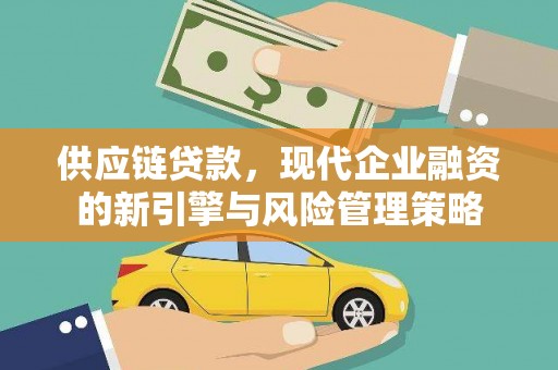 大邑供应链贷款，现代企业融资的新引擎与风险管理策略