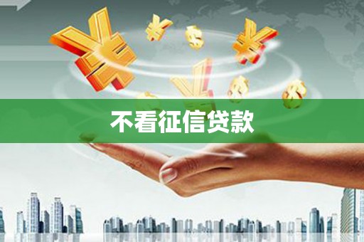 大邑不看征信贷款