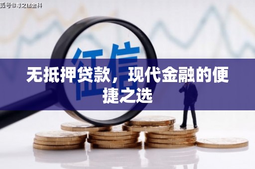 大邑无抵押贷款，现代金融的便捷之选