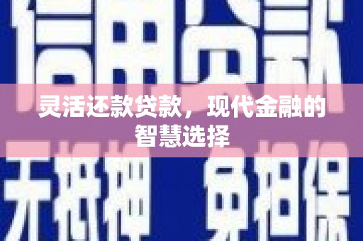 大邑灵活还款贷款，现代金融的智慧选择