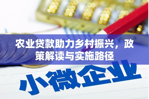 大邑农业贷款助力乡村振兴，政策解读与实施路径