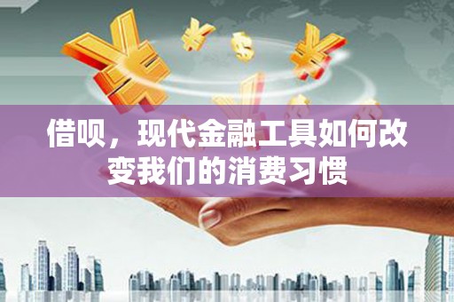 大邑借呗，现代金融工具如何改变我们的消费习惯