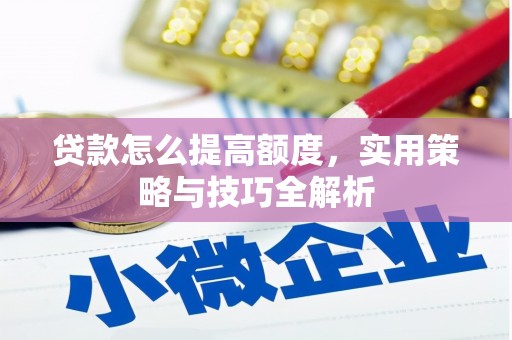 大邑贷款怎么提高额度，实用策略与技巧全解析