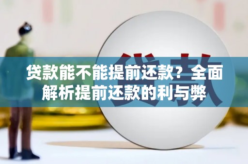 大邑贷款能不能提前还款？全面解析提前还款的利与弊