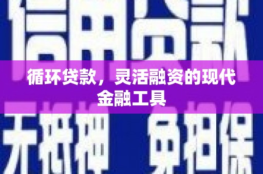大邑循环贷款，灵活融资的现代金融工具