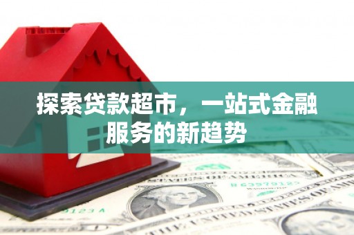 大邑探索贷款超市，一站式金融服务的新趋势