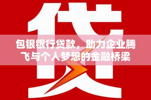 大邑包银银行贷款，助力企业腾飞与个人梦想的金融桥梁