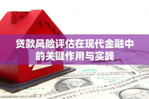 大邑贷款风险评估在现代金融中的关键作用与实践
