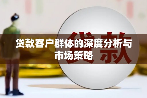 大邑贷款客户群体的深度分析与市场策略