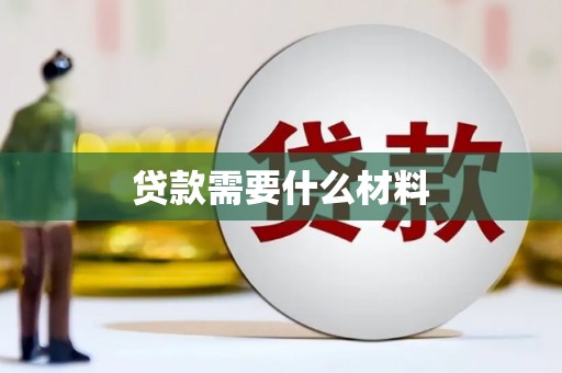 大邑贷款需要什么材料