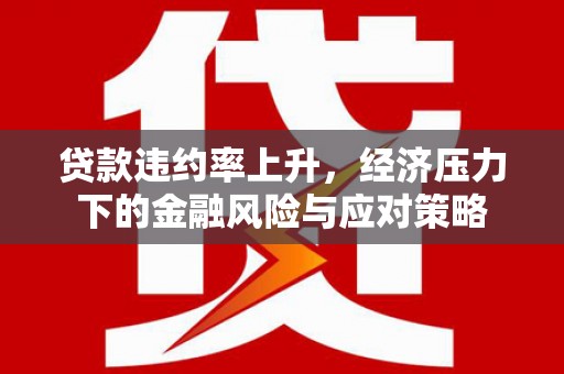 大邑贷款违约率上升，经济压力下的金融风险与应对策略