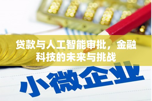 大邑贷款与人工智能审批，金融科技的未来与挑战