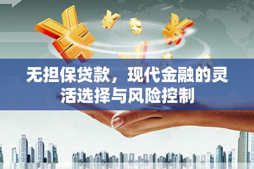 大邑无担保贷款，现代金融的灵活选择与风险控制