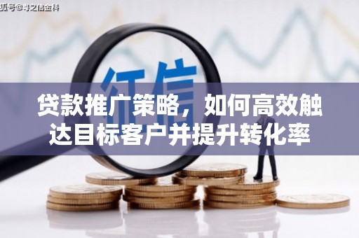 大邑贷款推广策略，如何高效触达目标客户并提升转化率