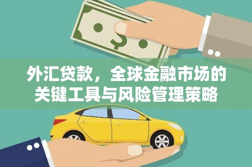 大邑外汇贷款，全球金融市场的关键工具与风险管理策略
