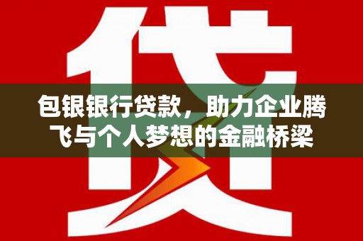 大邑包银银行贷款，助力企业腾飞与个人梦想的金融桥梁