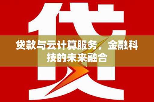 大邑贷款与云计算服务，金融科技的未来融合