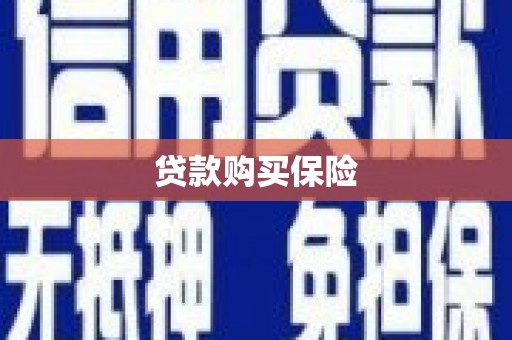 大邑贷款购买保险