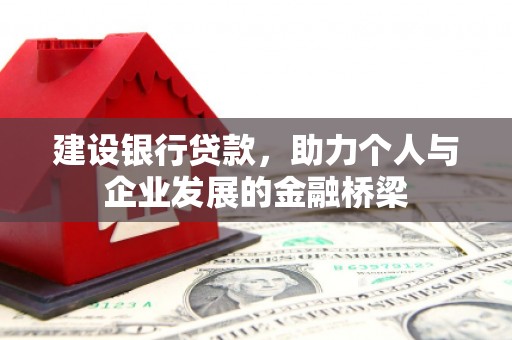 大邑建设银行贷款，助力个人与企业发展的金融桥梁