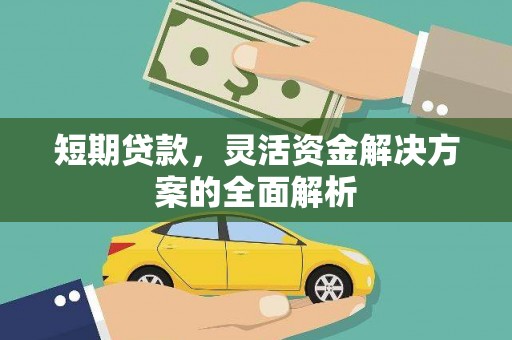 大邑短期贷款，灵活资金解决方案的全面解析