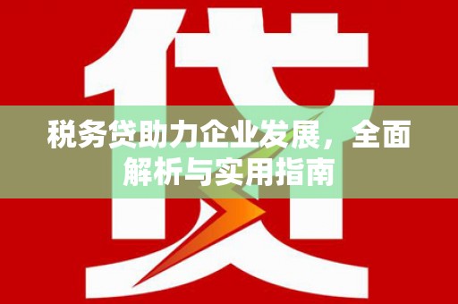大邑税务贷助力企业发展，全面解析与实用指南
