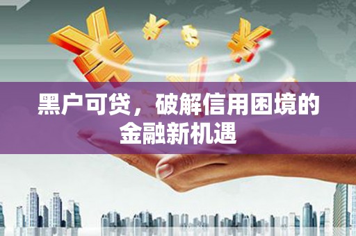 大邑黑户可贷，破解信用困境的金融新机遇