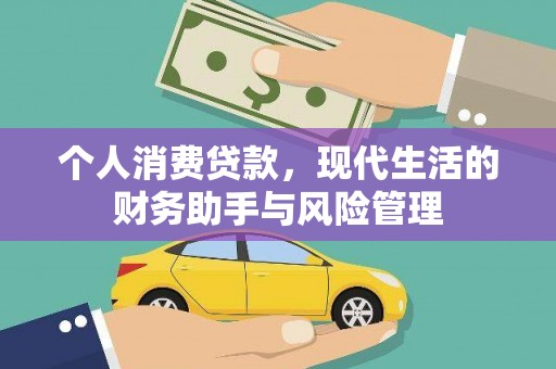大邑个人消费贷款，现代生活的财务助手与风险管理