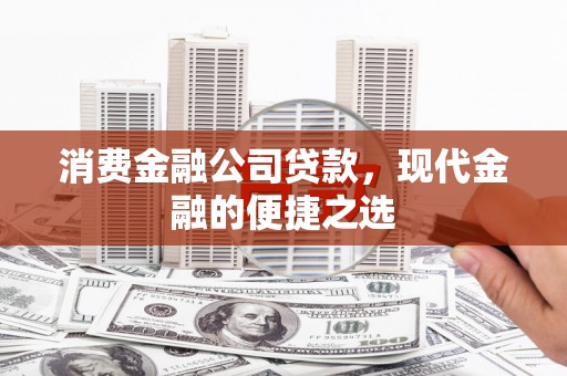 大邑消费金融公司贷款，现代金融的便捷之选