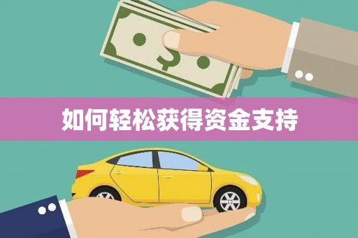 大邑如何轻松获得资金支持