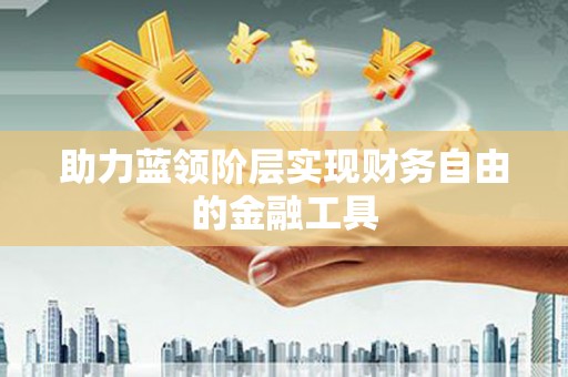 大邑助力蓝领阶层实现财务自由的金融工具