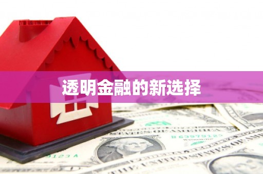 大邑透明金融的新选择