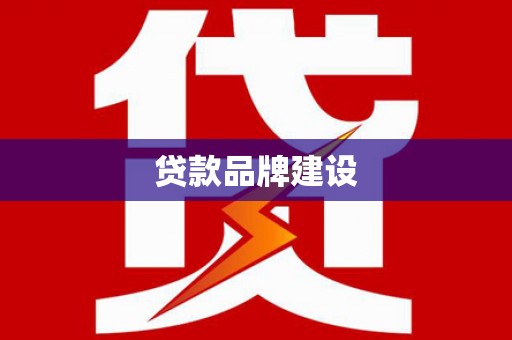 大邑贷款品牌建设