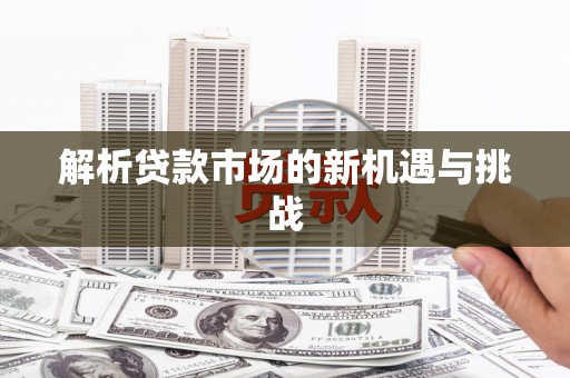 大邑解析贷款市场的新机遇与挑战