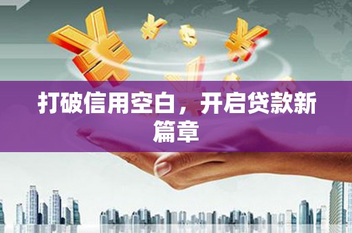 大邑打破信用空白，开启贷款新篇章